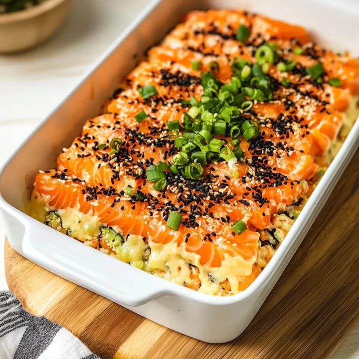 Salmon Sushi Bake (Viral Recipe)
